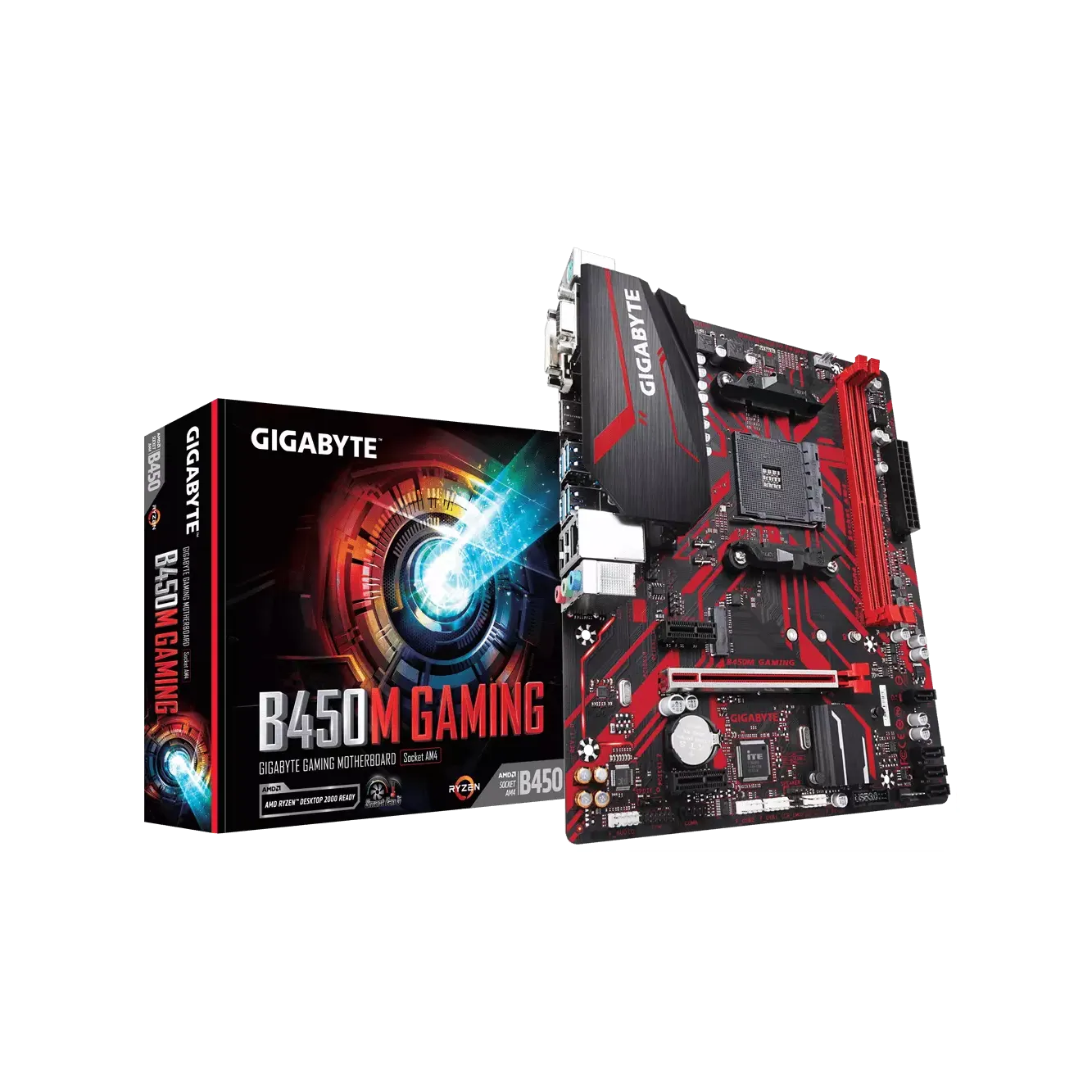 Gigabyte AMD B450M RGB Gaming Motherboard