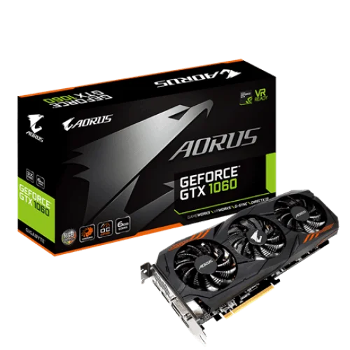 Gigabyte Aorus GeForce GTX 1060 6G GDDR5 Graphics Card