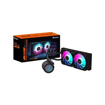 Gigabyte Aorus WATERFORCE II 240 ARGB Lighting Display AIO Liquid Cooler