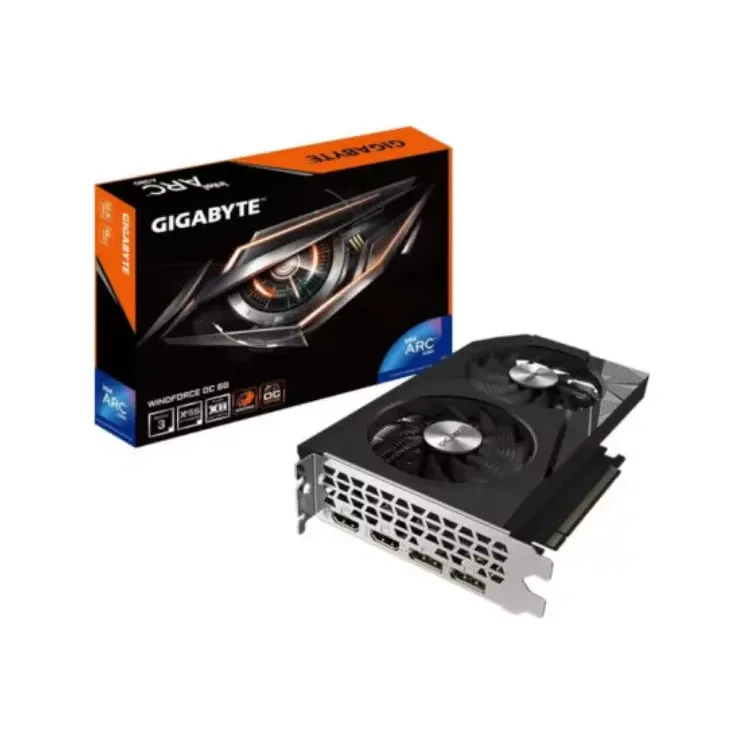 GIGABYTE ARC A380 WINDFORCE OC 6GB GDDR6 GRAPHICS CARD