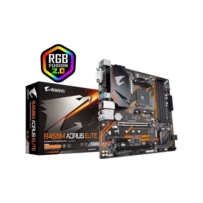 Gigabyte B450M AORUS Elite AMD Gaming Motherboard