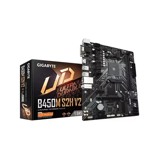 GIGABYTE B450M S2H V2 ULTRA Durable AMD Motherboard