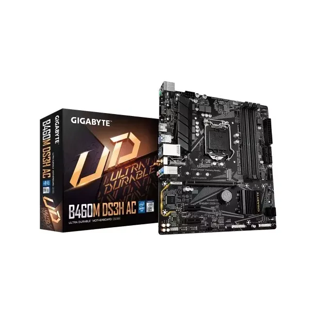 Gigabyte B460M DS3H AC 10th Gen WiFi Micro ATX Motherboard