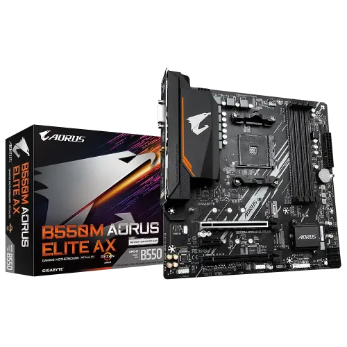 GIGABYTE B550M AORUS ELITE AX DDR4 mATX AM4 Motherboard