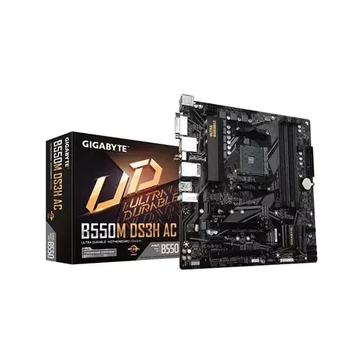 Gigabyte B550M DS3H AC Ultra Durable MATX AMD Motherboard