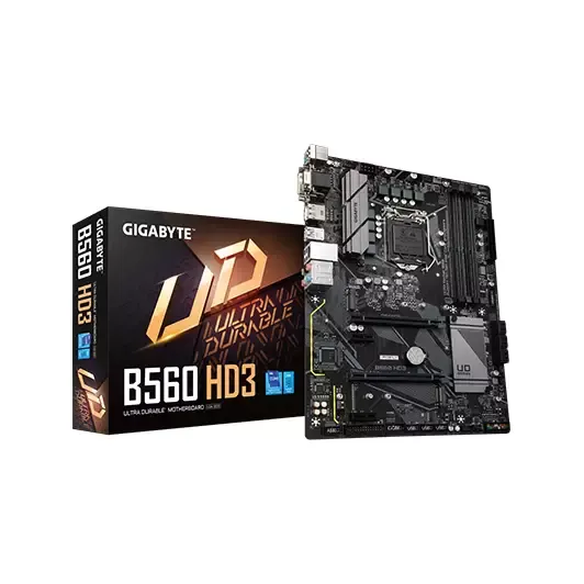 GIGABYTE B560 HD3 ULTRA DURABLE ATX 11TH & 10TH GEN INTEL MOTHERBOARD
