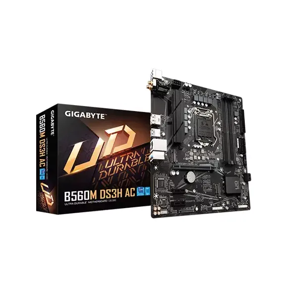 Gigabyte B560M DS3H AC Intel LGA 1200 ATX MOTHERBOARD