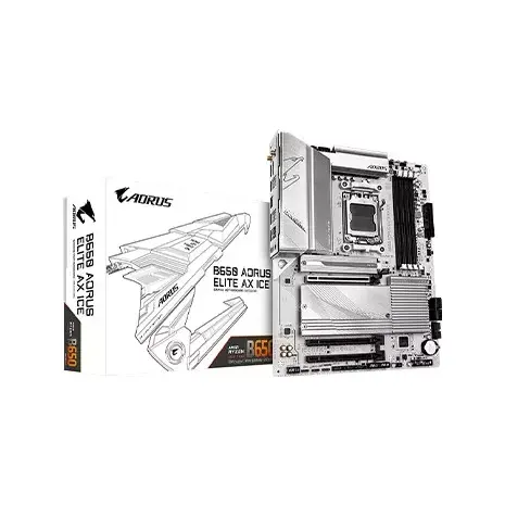 Gigabyte B650 Aorus Elite AX Ice AM5 AMD ATX Motherboard