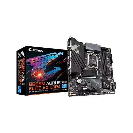 GIGABYTE B660M AORUS ELITE AX DDR4 12TH GEN INTEL MOTHERBOARD