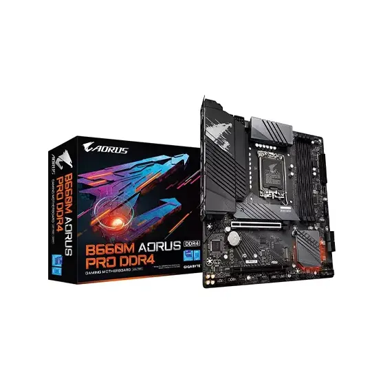 Gigabyte B660M AORUS PRO DDR4 12th Gen Micro ATX Motherboard