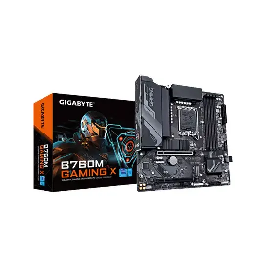 GIGABYTE B760M GAMING X DDR5 13TH AND 12TH GEN INTEL MATX MOTHERBOARD