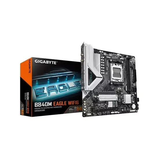GIGABYTE B840M EAGLE WIFI6 DDR5 AMD AM5 Micro ATX Motherboard