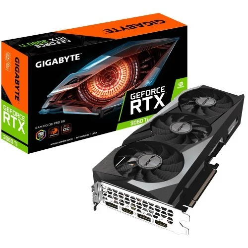 GIGABYTE GEFORCE RTX 3060 TI GAMING OC PRO 8GB GDDR6 GRAPHICS CARD