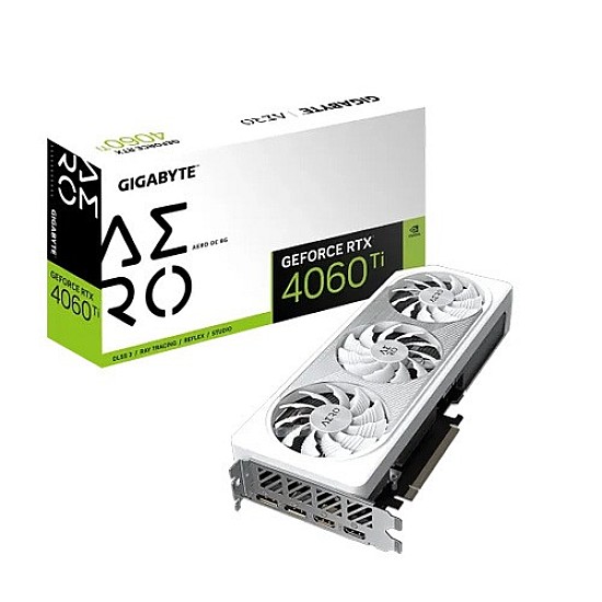 GIGABYTE GeForce RTX 4060 Ti AERO OC 8G GDDR6 Graphics Card
