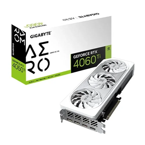 GIGABYTE GeForce RTX 4060 Ti AERO OC 8GB GDDR6 Graphics Card
