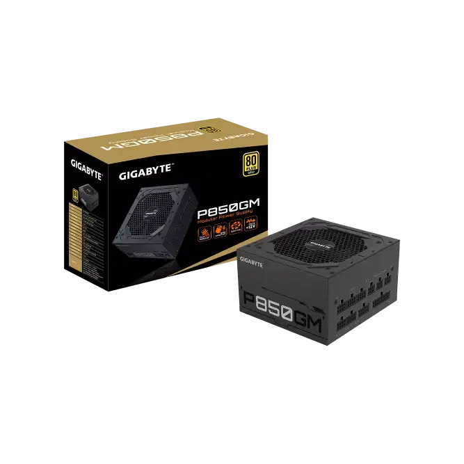 Gigabyte P850GM 850 Watt 80+ Gold Certified Power Supply