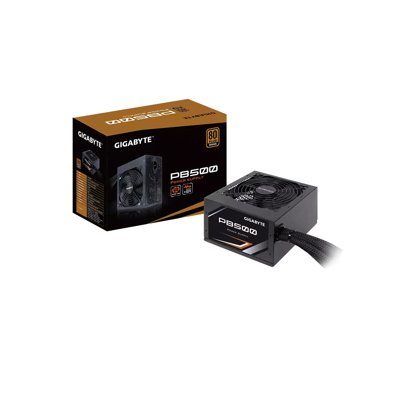 GIGABYTE PB500 80 PLUS BRONZE CERTIFIED 500 Watt Power Supply