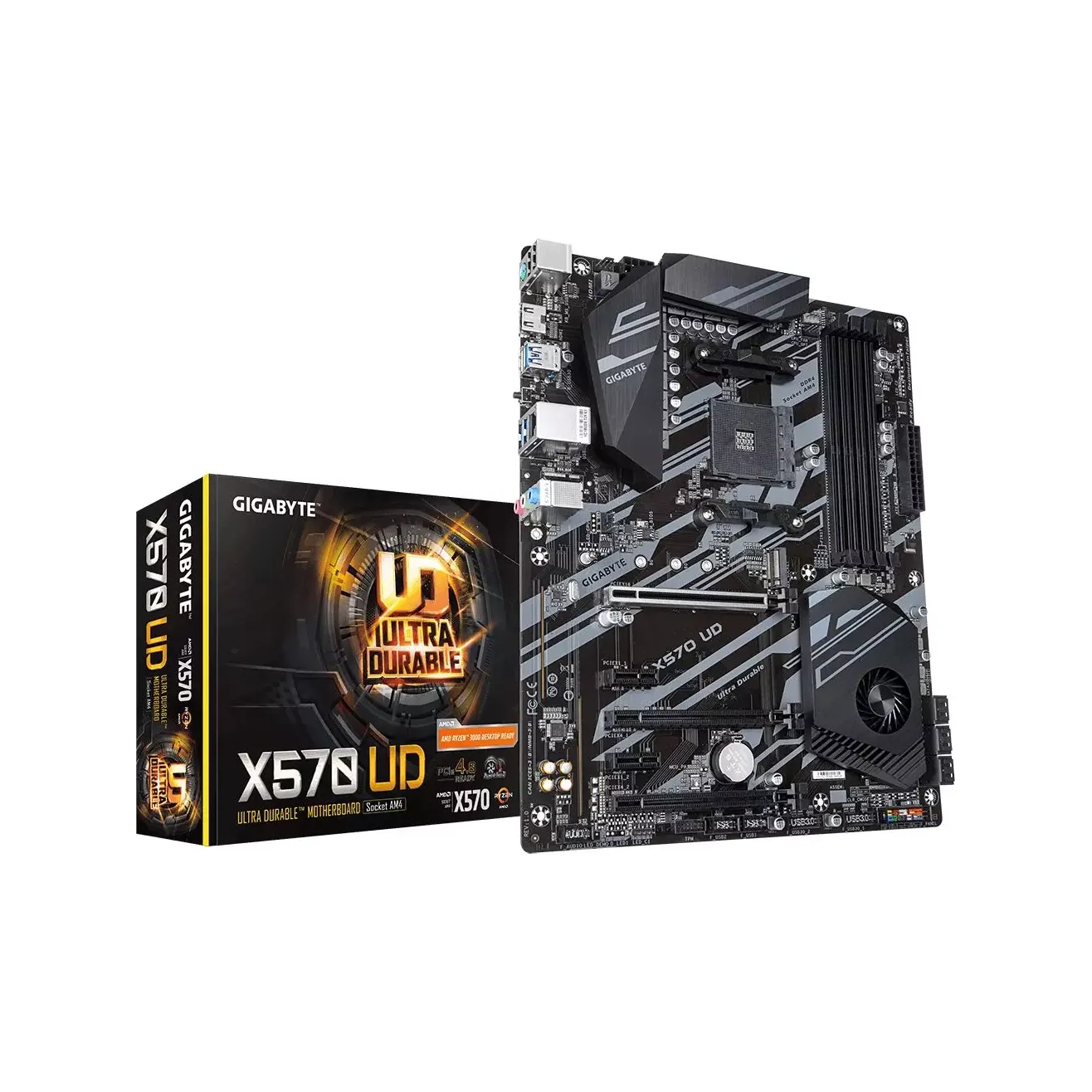 GIGABYTE X570 UD PCIe M.2 Ultra Durable AMD Gaming Motherboard