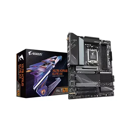 GIGABYTE X670 AORUS ELITE AX ATX AMD MOTHERBOARD