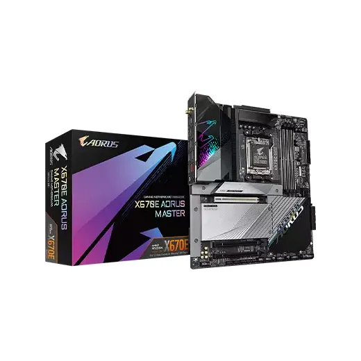 GIGABYTE X670E AORUS MASTER AM5 E-ATX AMD MOTHERBOARD