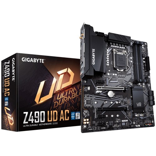 GIGABYTE Z490 UD AC LGA 1200 INTEL 10TH GEN ULTRA DURABLE ATX MOTHERBOARD