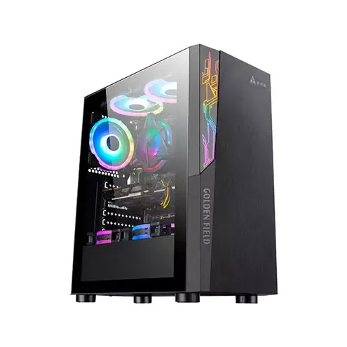 Golden Field 1091B Tempered Glass Mid Tower Gaming Case
