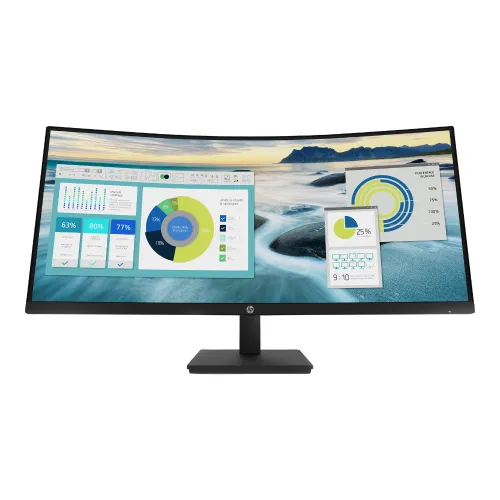 HP P34hc G4 34" WQHD Type-C Curved Monitor