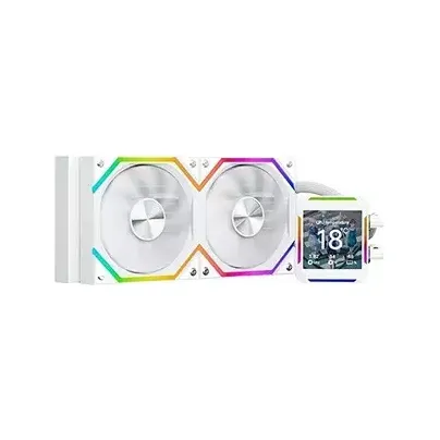 Jungle Leopard ASTROSHEL LCD 240 ARGB AlI In One Liquid CPU Cooler (White)