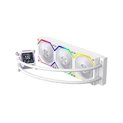 Jungle Leopard ASTROSHEL LCD 360 ARGB AlI In One Liquid CPU Cooler (White)