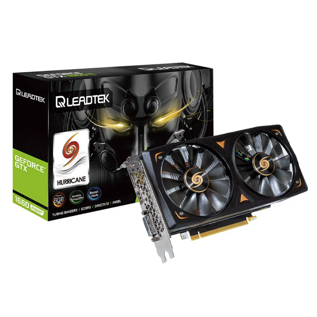 Leadtek WinFast GTX 1660 SUPER HURRICANE 6G Graphics Ca...