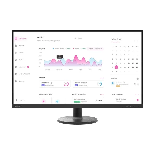 Lenovo D32-40 32" FHD VA Monitor