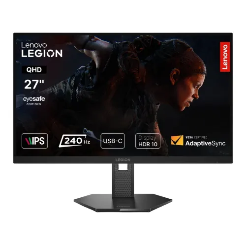 Lenovo Legion 27QD-10 27" 240Hz 2K QHD 0.5 ms IPS Gaming Monitor