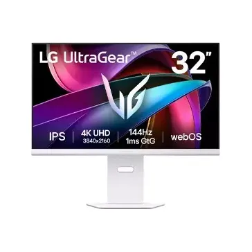 LG UltraGear 32G810SA-W 32-inch 144Hz UHD 4K AI Smart Gaming Monitor