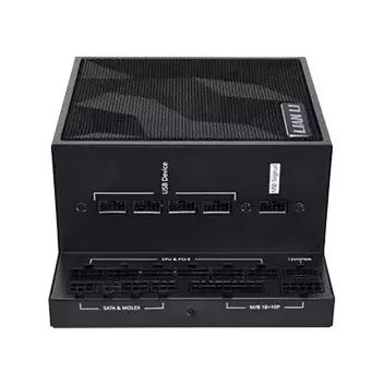 Lian Li EDGE850 Fully Modular 850W 80 Plus Platinum Power Supply with USB 2.0 Hub