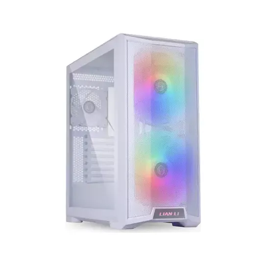 Lian Li LANCOOL 215 W ATX Gaming Case (White)