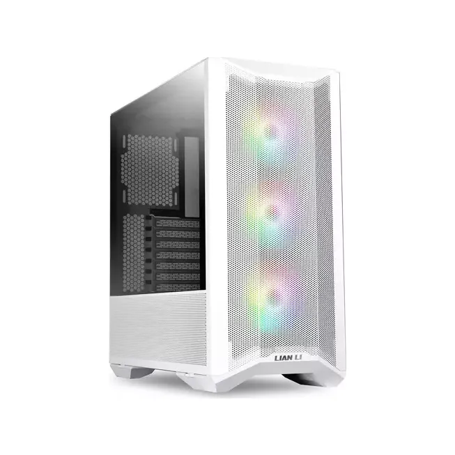Lian Li LANCOOL II MESH RGB Tempered Glass Mid-Tower Case (White)