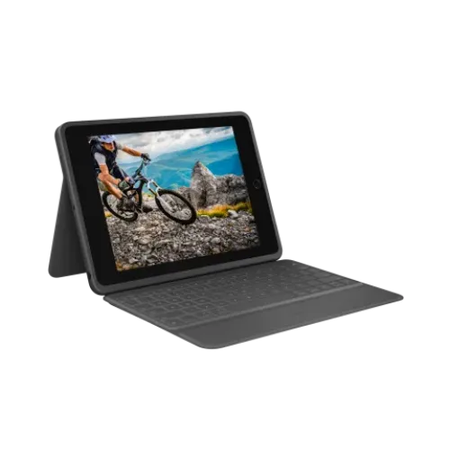 Logitech Rugged Folio 10.2" Keyboard Case for iPad