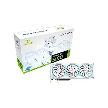 Manli Polar Fox GeForce RTX 5070 OC 12GB GDDR7 Graphics Card
