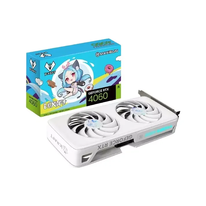 MAXSUN GeForce RTX 4060 iCraft OC 8G Limited X2 Graphics Card