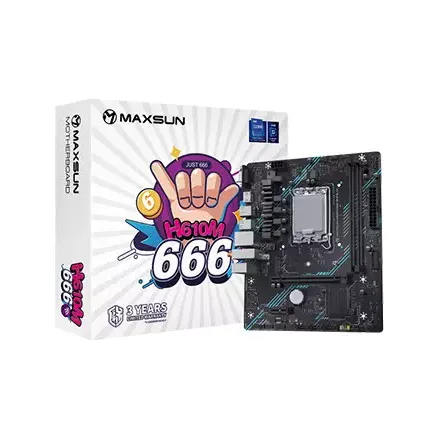 MAXSUN MS-H610M INTEL 666 WIFI6 M-ATX D5 Motherboard