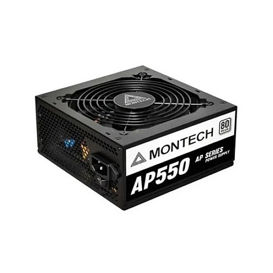 Montech AP550 550W 80 Plus Certified Non Modular ATX Power Supply White