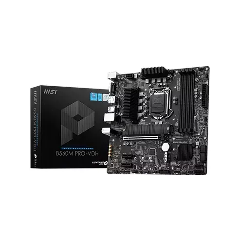 MSI B560M PRO-VDH 10th and 11th Gen Micro ATX Motherboard