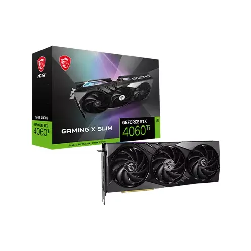 MSI GEFORCE RTX 4060 TI GAMING X SLIM 16GB GDDR6 GRAPHICS CARD