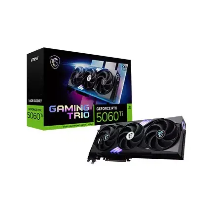 MSI GeForce RTX 5060 Ti 16G GAMING TRIO OC 16GB GDDR7 Graphics Card