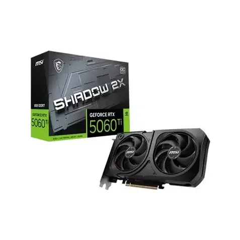 MSI GeForce RTX 5060 Ti 8G SHADOW 2X OC PLUS GDDR7 Graphics Card