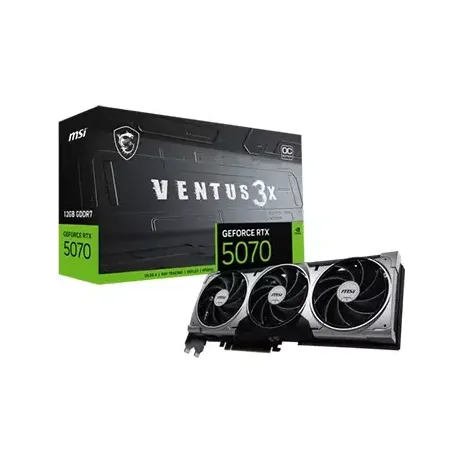 MSI GeForce RTX 5070 12G VENTUS 3X OC 12GB GDDR7 Graphics Card