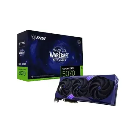 MSI GeForce RTX 5070 12G World of Warcraft MIDNIGHT VOID EDITION OC 12GB GDDR7 GPU