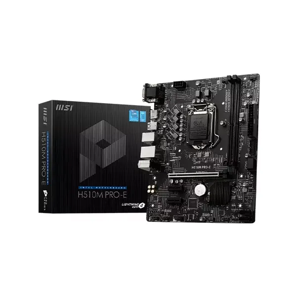 MSI H510M PRO-E MIRCO-ATX 10TH GEN & 11TH GEN INTEL MOTHERBOARD