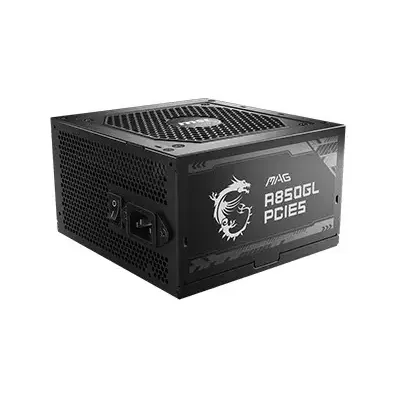 MSI MAG A850GL PCIE5 850W 80 Plus Modular Power Supply
