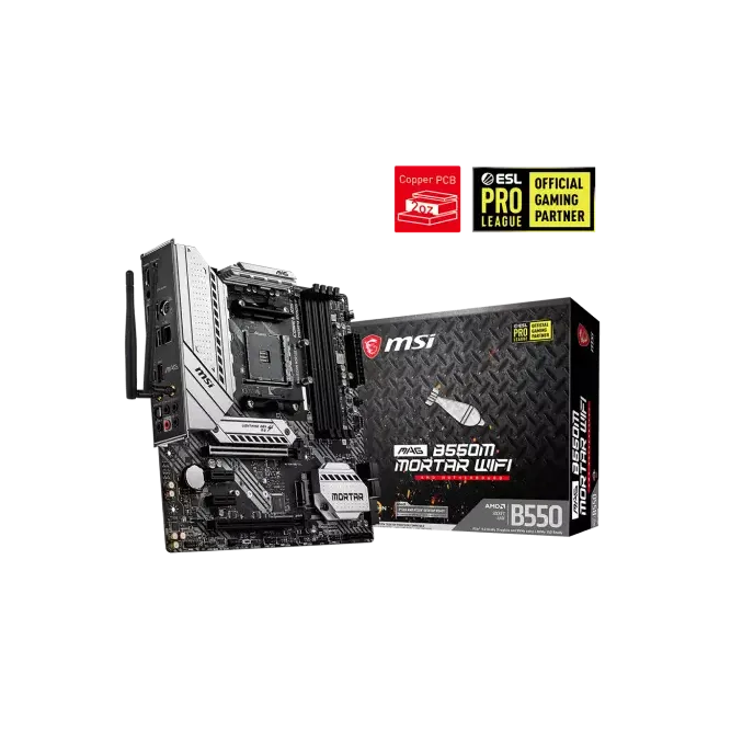 MSI MAG B550M MORTAR WiFi MOTHERBOARD